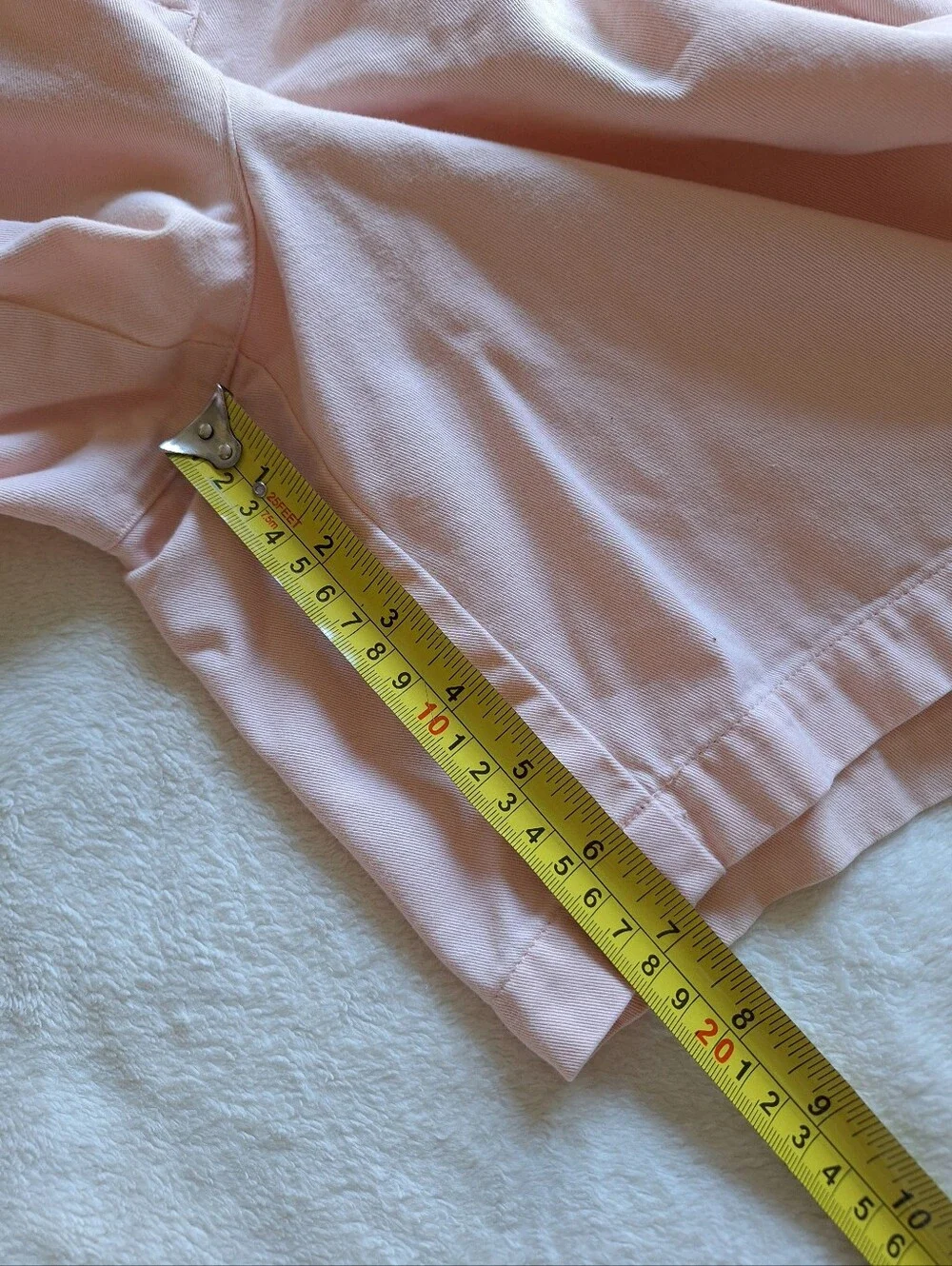 Lauren Ralph Lauren 100% Cotton Pink Chino Shorts Plus Size 16W Inseam 7